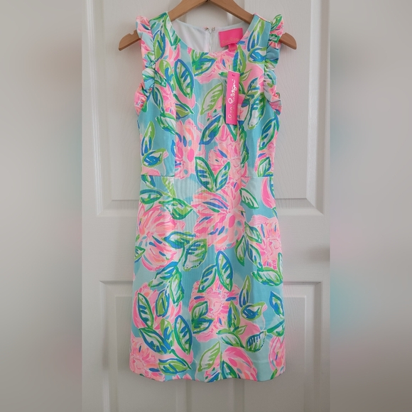 NWT Lilly Pulitzer Carmelisa shift dress, size 2 - Picture 2 of 11